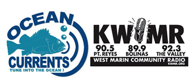 ocean currents and kwmr radio logos